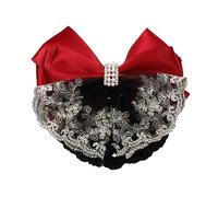 WRITWAA Filet à Chignon Avec Noeud Barrette Pour Chignon Décorative Pince à Cheveux Élégante