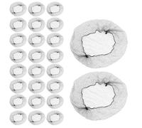 WRITWAA Filets à Cheveux Invisibles Noirs en Nylon Élastique, 150 Pièces, Filet à Chignon pour Coiffures Relevées, Adapté pour Restauration, Danse et Usage Professionnel, Maille Légère