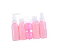 WRITWAA Flacon De Maquillage De Voyage 6 Pièces 100 Ml Ensemble Portable Contenant De Shampoing Pour Voyageurs Et Pratiques