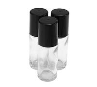 WRITWAA Flacon Roll-On 4Pcs 30Ml Transparent Rechargeable Anti-Fuite pour Huile Essentielle Bouteille de Voyage pour et Parfum