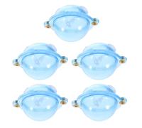 WRITWAA Flotteurs de pêche Ronds, bouée de pêche en Plastique, 5 pièces, Forme de Boule, pour pêche en mer et différentes scènes de pêche