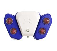 WRITWAA Fontaine à Eau pour Animaux de Compagnie Bleu en Abs, Interactif Chien Aidant à Changer Habitudes Destructrices Pendant Jeux