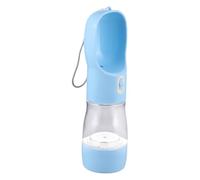 WRITWAA Gourde Nourriture Multifonction Chien Portable 258ml Eau pour 200ml | PC Abs, Système Anti-fuite à Verrou Poussoir, pour Chien et Chat, Randonnée et Promenade