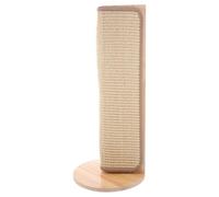 WRITWAA Griffoir pour Chat d'angle en Bois Naturel, Tapis à Griffer pour Canapé, Protège Mur et Meuble, Design Minimaliste pour Décoration Intérieure