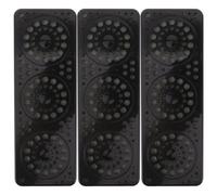 WRITWAA Humidificateur à cigares 3 pièces, insert régulateur d'humidité rectangulaire pour le maintien d'un taux d'humidité optimal, boîte de rangement, accessoires de contrôle de