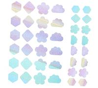 WRITWAA Hydrocolloïdes Colorés Visage 1 Boîte Réparation de Boutons Autocollants Confortables pour Peau Acnéique Absorption des Sécrétions