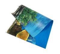 WRITWAA Image de Fond D'aquarium 3D Autocollante, Paysage Décoratif | Film Épais sans Odeur, Ne Se Décolore Pas, N’influence Pas L’eau, Décor Aquarium Poisson