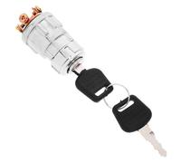 WRITWAA Interrupteur de Démarrage 12V à 4 Broches avec Clé Contacteur D’Allumage Automobile pour Voiture Quad et Véhicule Utilitaire Accessoire Moteur Fiable et Compatible