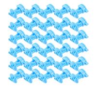 WRITWAA Isolateurs de Fil pour Clôture Électrique 40 Pièces Isolateurs de Fil de Clôture à Bétail Accessoires Robustes en Plastique Isolant pour Système de Grille Haute Tension Usage