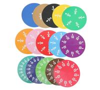 WRITWAA Jeu de Cercles de Fractions Magnétiques Colorés pour Enseignement Mathématique Manipulatives Illustratives pour Apprentissage Précoce Aide Didactique pour Addition et Soustraction