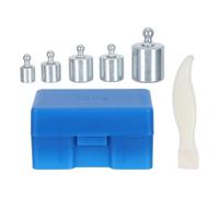 WRITWAA Jeu de Poids D'étalonnage en Acier 10mg-100g avec Étui de Rangement pour Balance Numérique Cuisine et Laboratoire Scientifique