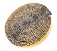 WRITWAA Joint D’Étanchéité Auto-Adhésif pour Porte de Poêle à Bois Corde Plate en Fibre de Verre Résistante à la Chaleur 3Mm X 10Mm X 2M Insert de Cheminée pour Poêles à Granulés et