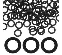 WRITWAA Joint Torique Nbr Noir 5x1 Mm Rondelle D'étanchéité en Caoutchouc, Jeu de Joints Toriques pour Plomberie et Jardin, Rondelle Plate Résistante à L'huile, Accessoires pour