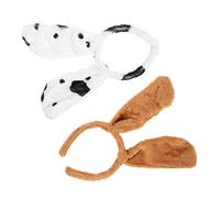 WRITWAA Joli -tête À Oreilles De Chiot Bichon Havanais Accessoire De Cosplay pour Fête d'anniversaire pour Garçons Et Filles