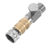WRITWAA Kit D’Adaptateurs à Déconnexion Rapide pour Aérographe Réglage du Débit D’Air Raccords Mâle et Femelle Universels pour Compresseur Accessoires de Peinture à L’Aérographe Usage