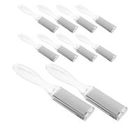 WRITWAA Kit de 10 Râpes Exfoliantes pour Pieds en Acier Inoxydable Transparent - Outil Anti-Callosités pour Élimination des Peaux Mortes Soin des Pieds et Talons à Domicile