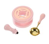 WRITWAA Kit de Cire à Cacheter Portable avec Chauffe-cire Cuillère et Petit Fourneau Léger et Compact pour Amateurs et Débutants pour Fêtes et Occasions Spéciales