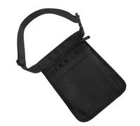 WRITWAA kit de coiffeur couleur Coupe pour Ciseaux cisailles sac à outils de coiffure portable Sac de rangement des outils de coiffure organisateur de fournitures de cheveux nylon Noir