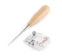 WRITWAA Kit de Couture 6pcs en Métal Facile à Utiliser pour Fabriquer du Biais Précis, Accessoires Polyvalents pour Machine à Coudre à Domicile