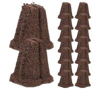 WRITWAA Kit de Culture Hydroponique 30 Pièces Blocs de Tourbe pour Semis et Bouturage Substrat sans Terre Aération Améliorée Fournitures Hydroponiques pour Jardin Intérieur et Culture