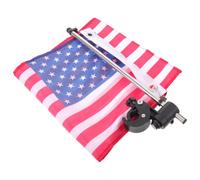 WRITWAA Kit de Hampe de Drapeau Résistant aux Intempéries en Acier Inoxydable avec Fixation Ajustable et Fête de L'indépendance pour Bateau Ponton et Yacht pour Aventure Marine