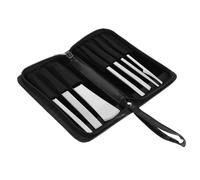 WRITWAA Kit De Manucure 7 Pièces Ensemble De Couteaux Outil Pour Incarnés Couteau Pour Enlever Les Peaux Mortes Outils De Manucure Pour Les Pieds De Rangement