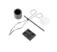 WRITWAA Kit de Moulage Lingots Graphite pour Bijoux Creuset Fusion Haute Résistance Outil Fonte Torche pour Métaux Non Ferreux Adapté Débutants et Professionnels