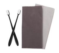 WRITWAA Kit de Nettoyage pour Bijoux Argentés avec Chiffon Anti-ternissure Brosses Miniatures Souples pour Nettoyage Précis Ensemble Complet pour Polissage et Entretien des Bijoux Délicats