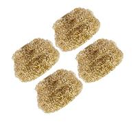 WRITWAA Kit de Nettoyage pour Pannes de Fer à Souder 4 Pièces en Fil de Cuivre 25 G Boules Nettoyantes pour Nettoyage de Soudure Accessoire Indispensable pour Entretien Précis