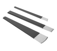 WRITWAA Kit de Pédicure Professionnel Repousse Cuticules et Coupe Cuticules 3 Pièces en Métal Noir pour Soins des Ongles et Pieds en Manucure et Pédicure