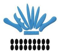 WRITWAA Kit de Rembourrage de Casque en Éponge Bleu pour Cyclisme | Coussinets Intérieurs de Rechange, Ajustement Précis, Aération, Absorption des Chocs, Nettoyage Facile