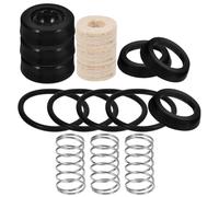 WRITWAA Kit de Réparation de Joints pour Pompe de Nettoyeur Haute Pression 55/58, Ensemble Complet de Rondelles en Caoutchouc Étanches, Pièces Compatibles Multi-modèles, Accessoires