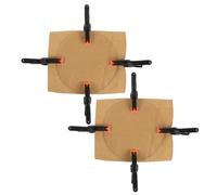 WRITWAA Kit D'entretien pour Cartes à Collectionner Outil de Nettoyage, D'aplatissement Restauration des Cartes de Sport, Disques Transparents, Tampons et Chiffons en Daim, Portable