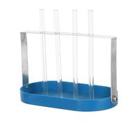 WRITWAA Kit d'Expérimentation Capillaire avec Tubes en Verre 7 MM Diamètre Extérieur Support et Plateau pour Laboratoire Scolaire Matériel Scientifique de Physique pour Démonstration du