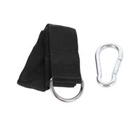 WRITWAA Kit Suspendre pour Balançoire en Nylon Noir avec Boucle de Fixation Robuste Supportant Jusqu'à 300kg pour Jardin et Arrière-Cour