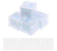 WRITWAA Lames Couvre-Objets Carrées Transparentes 18X18 MM en Verre Coffret de 500 Pièces pour Microscope Lames de Microscope Vierges Adaptées à la Préparation d'Échantillons