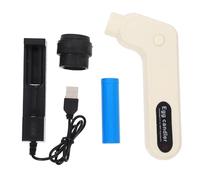 WRITWAA Lampe D'incubation LED Froide pour Œufs - Testeur de Bougies Portable pour Incubation de Volaille - Éclairage Haute Pénétration, Kit Professionnel Léger et Compact pour Contrôle