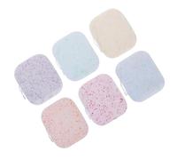 WRITWAA Lingettes Nettoyantes Visage Lot de 6 Éponges Épaisses Exfoliantes Multi-textures pour Nettoyage Doux Quotidien Peau Sensible Adaptée au Démaquillage et Soin Infusion Naturelle