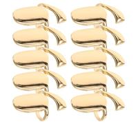 WRITWAA Lot de 10 Bagues à Ongles Amovibles en Alliage Or, Protection Renforcée des Ongles, Ajustables, Style Vintage Élégant pour Manucure et Tâches Ménagères