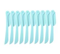 WRITWAA Lot De 10 Ciseaux À Sourcils En Acier Inoxydable Tondeuse À Poils Faciaux Portables Et Pliables