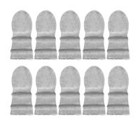 WRITWAA Lot de 10 Coins de Manche en Acier pour Marteau et Hachette Renfort Solide pour Poignée en Bois Pièces de Réparation Robustes Adaptées à Outils de Bricolage et Jardinage