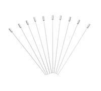 WRITWAA Lot De 10 Épingles à Revers En Métal Blanc k Épingle Pour Vêtements Bricolage Design Minimaliste 12 Cm Pour Costumes Et Accessoires Diy