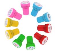 WRITWAA Lot de 10 Tampons D’Encouragement Auto-Encreurs en Plastique Colorés Motifs Cartoonesques pour Enseignants et Garçon et Filles pour Valoriser les Élèves en Classe et à la