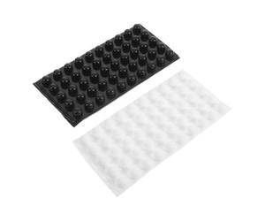 WRITWAA Lot de 100 Autocollants en Silicone Points en Relief pour Malvoyants, Application Facile et Retrait Simple, Adaptés aux Télécommandes et Portes Métalliques, Scolaires et Lieux