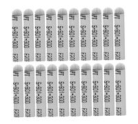 WRITWAA Lot De 100 Lames à Sourcils En Acier Inoxydable 14u Forme Double Arc Blanches Pour Microblading Femme Usage Professionnel Fournitures De Tatouage