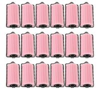 WRITWAA Lot de 18 Bigoudis en Mousse Souple Rose Diamètre 4 CM Bigoudis à Boucler sans Chaleur pour Femmes Adaptés Cheveux Courts et Longs Coiffage Doux et Confortable pour Voyage
