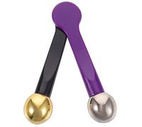 WRITWAA Lot de 2 Applicateurs de Massage pour Crème Contour des Yeux Cuillère à Crème en de Zinc Outil Pratique pour Éliminer Poches et Ombres Usage