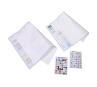 WRITWAA Lot de 2 Calendriers Muraux Annuels 2026 Format Horizontal et Vertical 76 X 52 CM Calendrier Papier Familial Planification Mensuelle Agenda Scolaire et Bureau pour Organisation