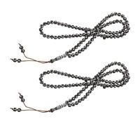 WRITWAA Lot De 2 Chapelet Islamique en Acrylique 99 Perles pour Dhikr Confortable, Accessoire Élégant pour Ramadan et Présent D'aïd, Design Traditionnel et Moderne