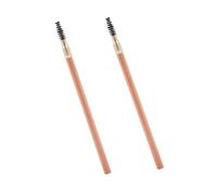 WRITWAA Lot de 2 Crayons à Sourcils avec Brosse, Double Embout, Imperméable et Longue Tenue, Teintes Marron et Gris, Maquillage Sourcils pour Femmes, Usage Quotidien et Couleur Aléatoire